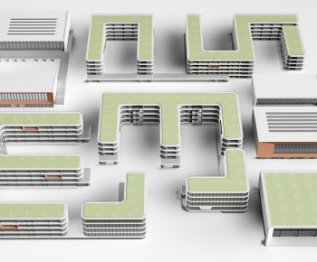 Modern School Building-ID:198548082