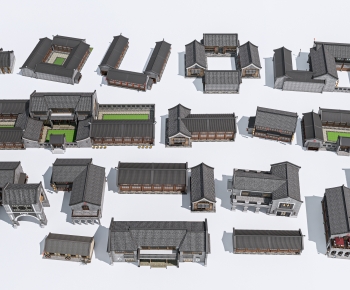 New Chinese Style Residential Building-ID:939302929