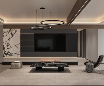 Modern A Living Room-ID:436105015