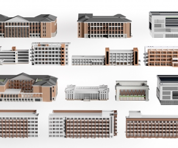 Modern School Building-ID:745666983