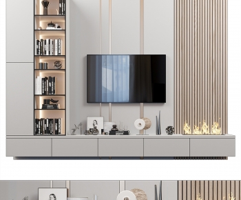 Modern TV Wall-ID:506412031