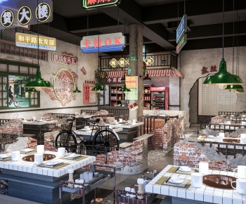 New Chinese Style Barbecue Restaurant-ID:922554971