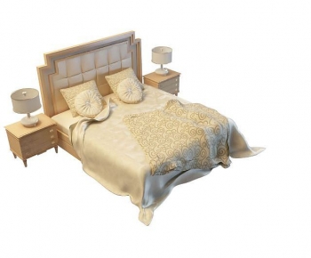 Modern Double Bed-ID:530891906