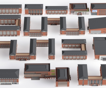 Modern School Building-ID:825263024