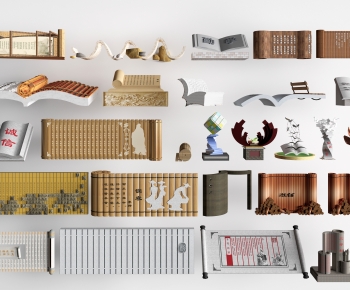 New Chinese Style Sculpture Sketch-ID:291148901