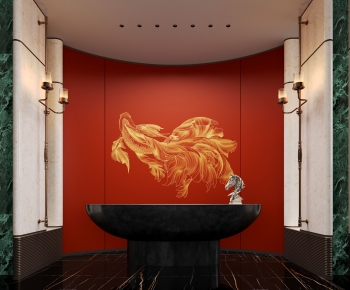 新中式酒店前台-ID:103044031