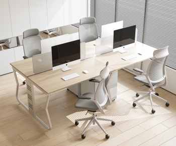 Modern Office Desk And Chair-ID:699724912