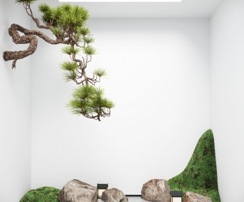 New Chinese Style Plant Landscaping-ID:166938075