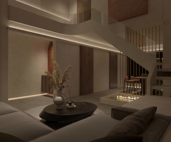 Wabi-sabi Style A Living Room-ID:329196939