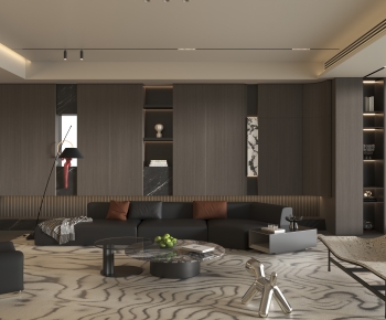 Modern A Living Room-ID:440990923