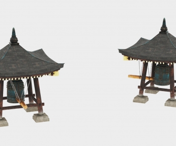 Chinese Style Ancient Architectural Buildings-ID:628683096