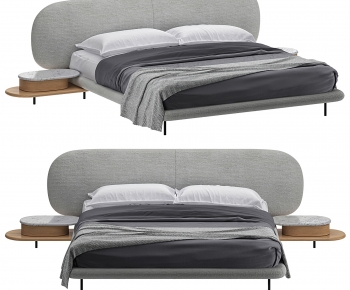 Modern Double Bed-ID:262474063