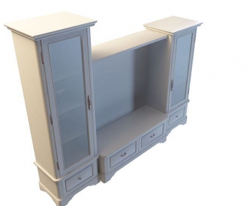 Simple European Style TV Cabinet-ID:774477016