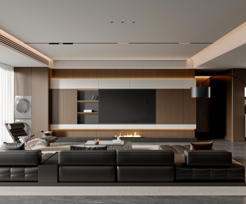 Modern A Living Room-ID:386779079