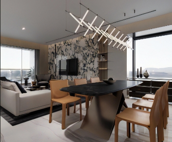 Modern A Living Room-ID:360519898