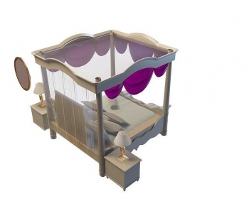 American Style Double Bed-ID:710896025