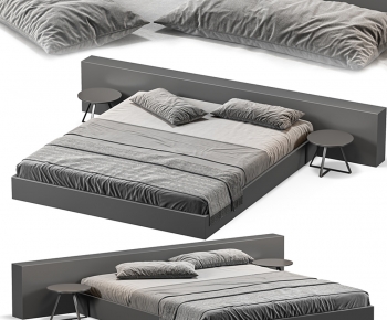 Modern Double Bed-ID:776859054