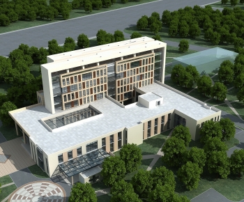 Chinese Style Public Building-ID:907392029