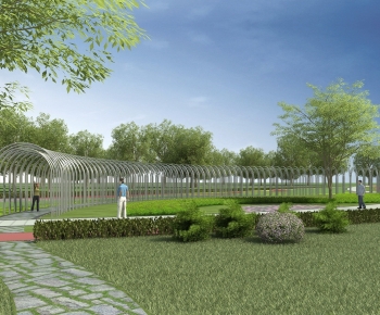 Modern Park Landscape-ID:228815086