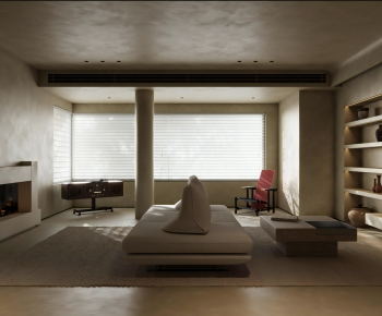 Wabi-sabi Style A Living Room-ID:722532996