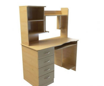 Simple European Style Computer Desk And Chair-ID:947963005