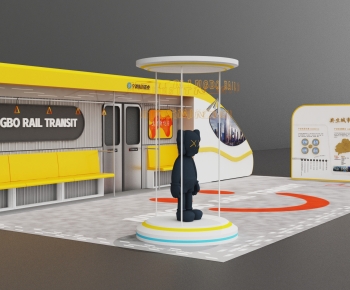 Modern Exhibition Hall-ID:766947031