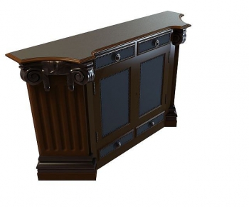 Retro Style Side Cabinet-ID:910557033