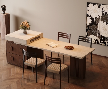 Modern Dining Table And Chairs-ID:244343049