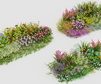 Modern Flowers And Grass-ID:209528923