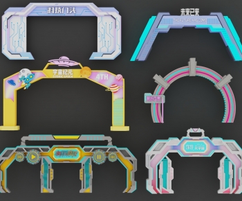 Modern Facade Element-ID:421293022