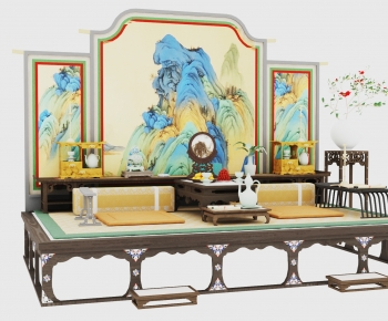 Chinese Style Arhat Bed-ID:272013903