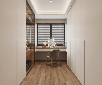 Modern Clothes Storage Area-ID:253588917
