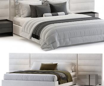 Modern Double Bed-ID:458801039