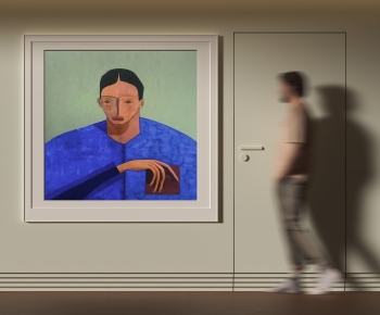 现代人物抽象挂画-ID:244535927