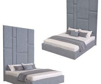 Modern Double Bed-ID:715492014
