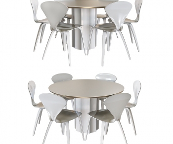 Modern Dining Table And Chairs-ID:556682115