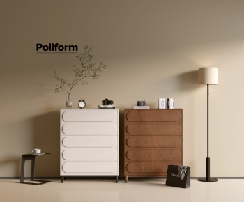 Poliform现代中古风斗柜组合-ID:407663119