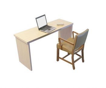 Modern Computer Desk And Chair-ID:374898932