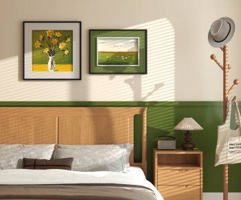 Modern Double Bed-ID:793100122