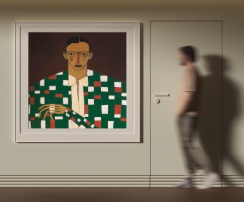 现代人物抽象挂画-ID:284832006