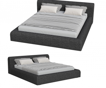 Modern Double Bed-ID:208919011