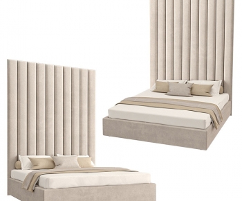 Modern Double Bed-ID:888915068