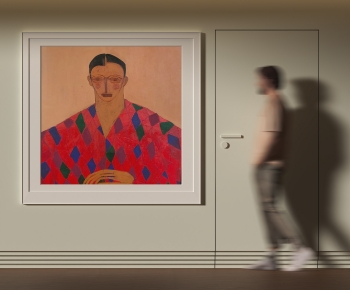 现代人物抽象挂画-ID:210982082