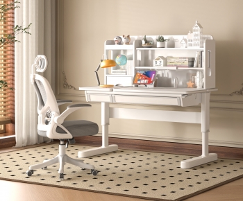 Modern Computer Desk And Chair-ID:266501907