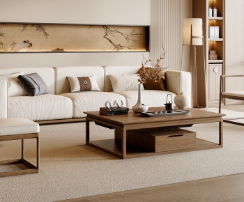 New Chinese Style Sofa Combination-ID:261554003