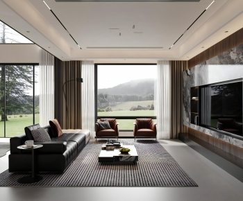 Modern A Living Room-ID:967643984