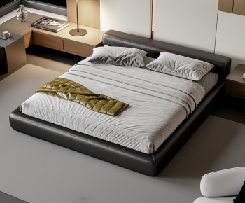 Modern Double Bed-ID:833648922