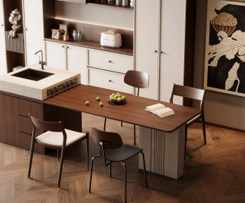 Modern Dining Table And Chairs-ID:564935921