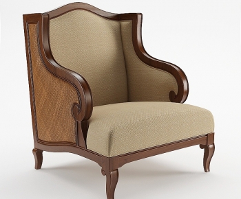 European Style Classical Style Single Sofa-ID:107529227