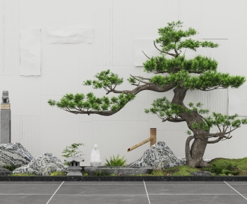 New Chinese Style Plant Landscaping-ID:395390031